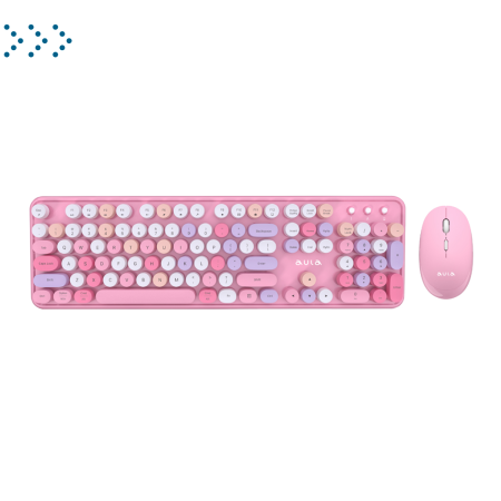 Клавиатуры AULA AC306 Pink-Colorful